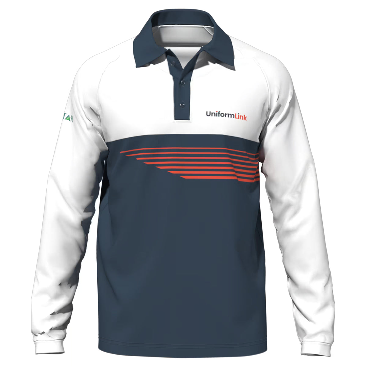 Custom Sublimated Unisex Long Sleeve Raglan T‑Shirt – Straight Bottom Hem - Featured Image | Uniform Link