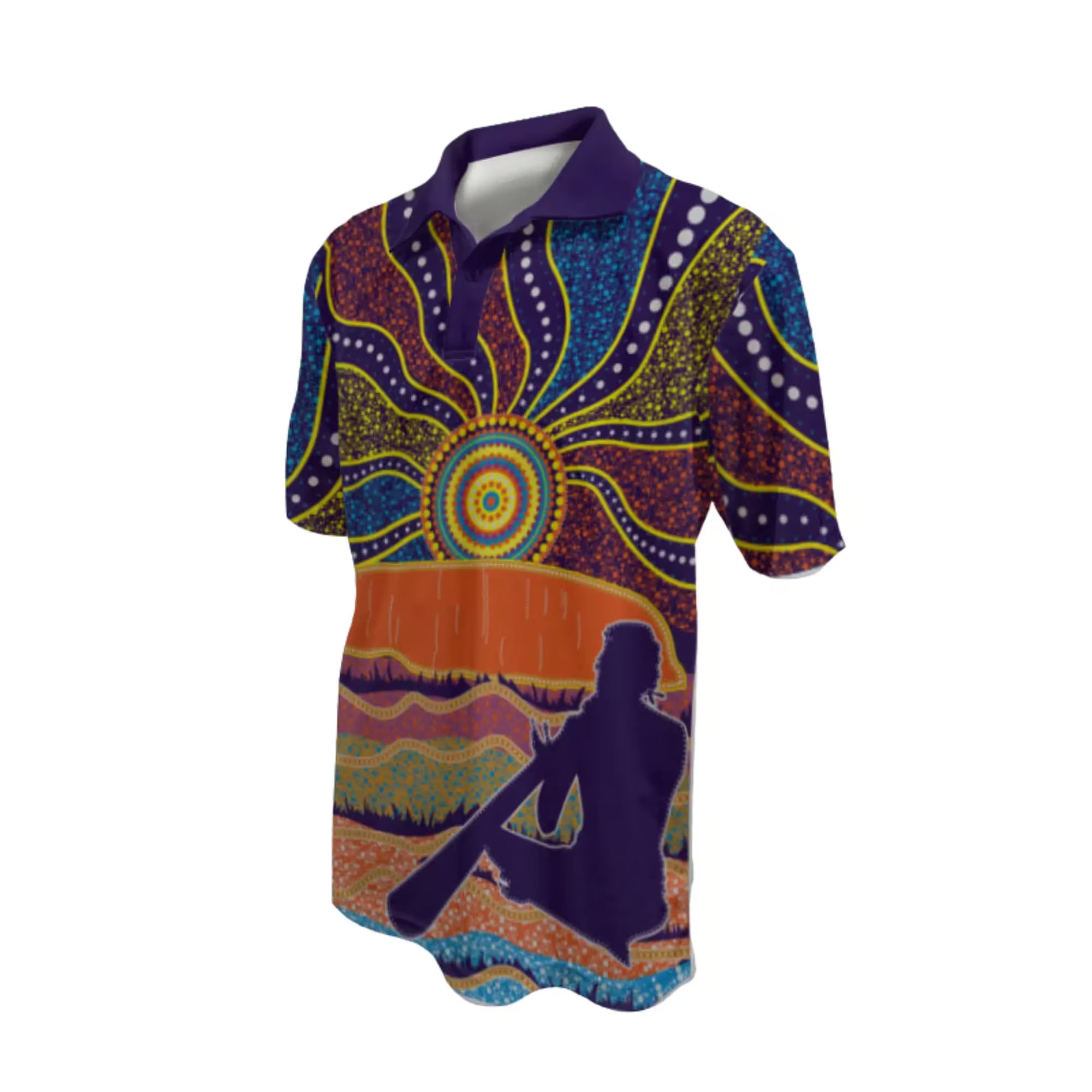 Custom Sublimated Unisex Short Sleeve Polo
