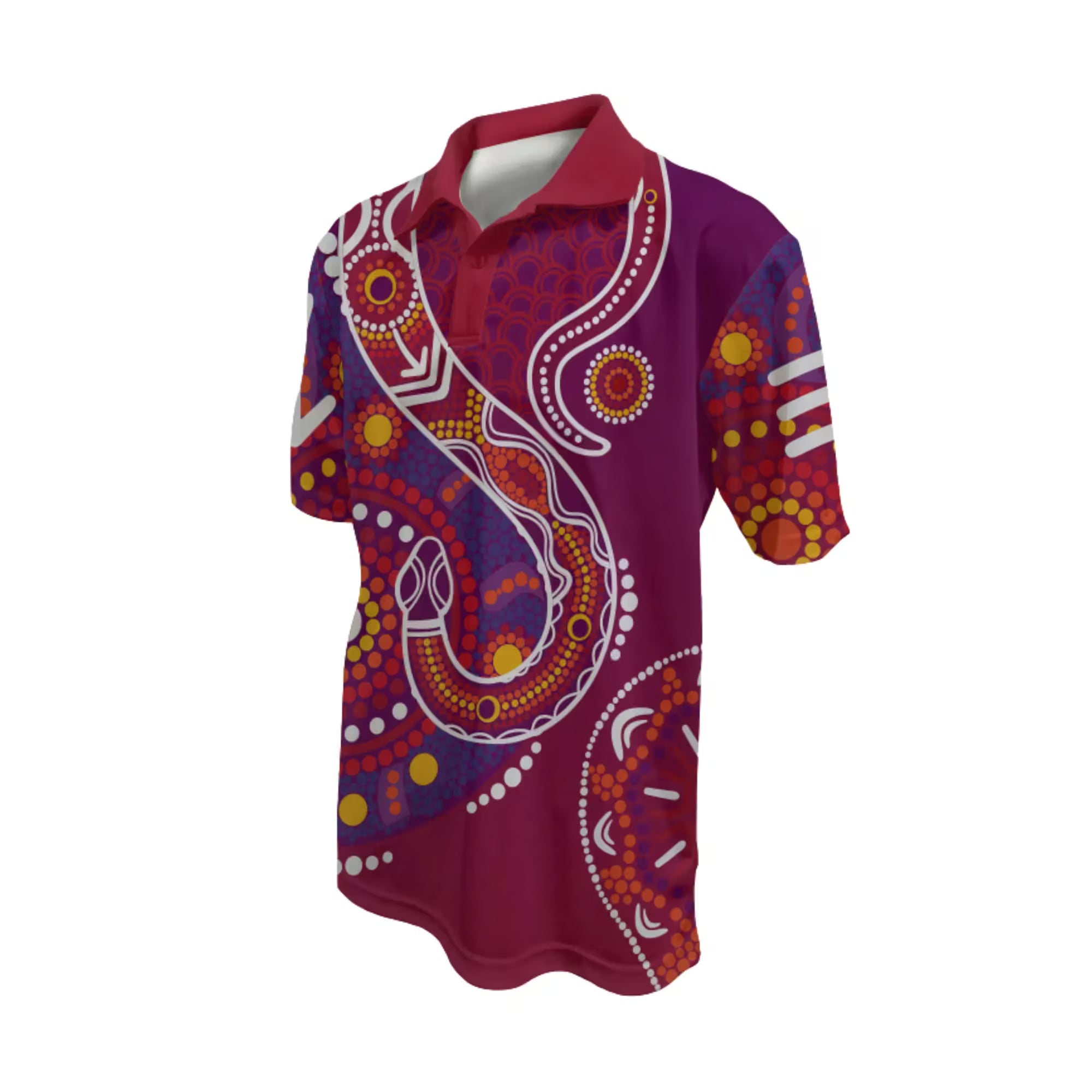 Custom Sublimated Unisex Short Sleeve Polo