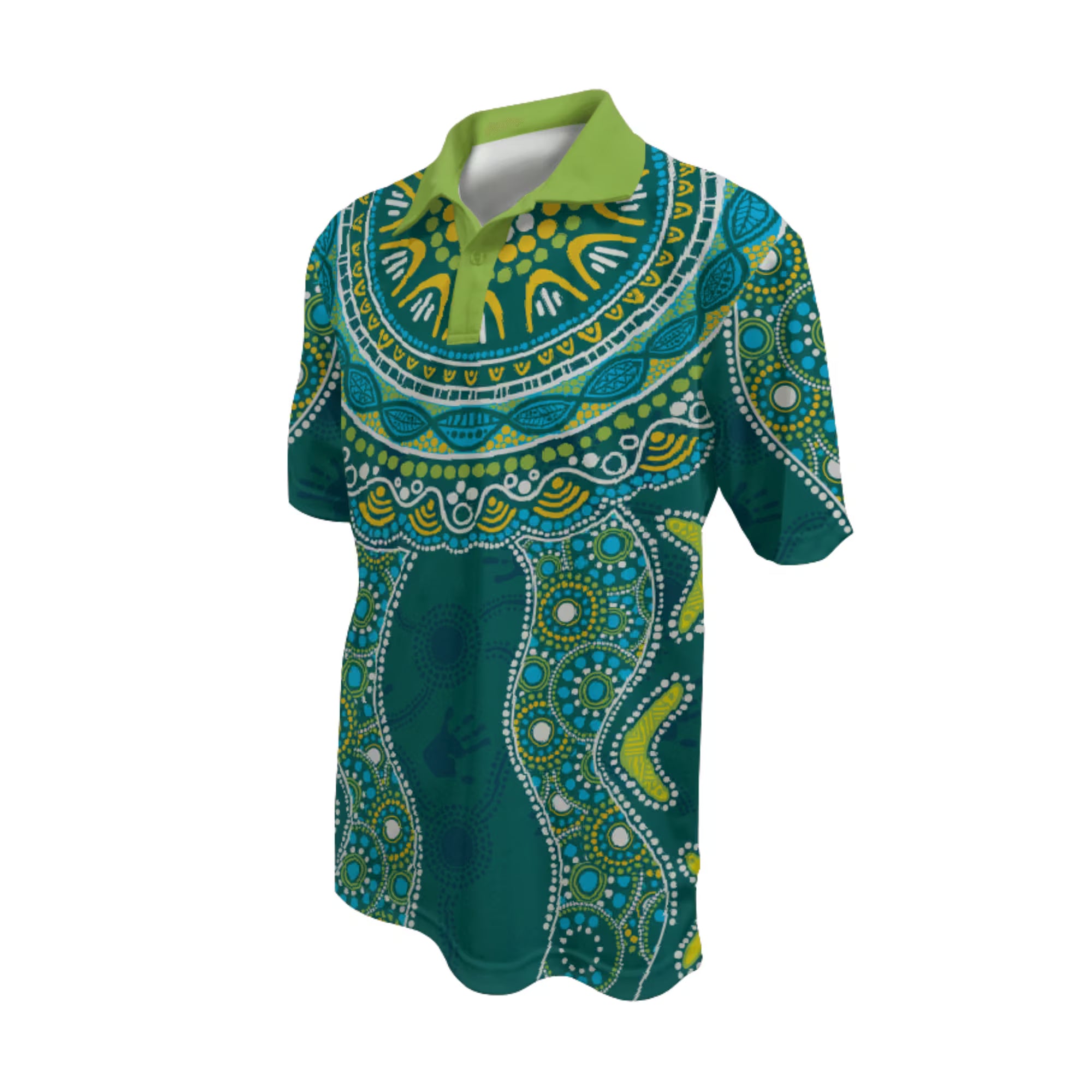 Custom Sublimated Unisex Short Sleeve Polo