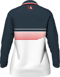 Custom Sublimated Women's Long Sleeve Raglan T‑Shirt – Straight Bottom Hem - Product Image | Uniform Link
