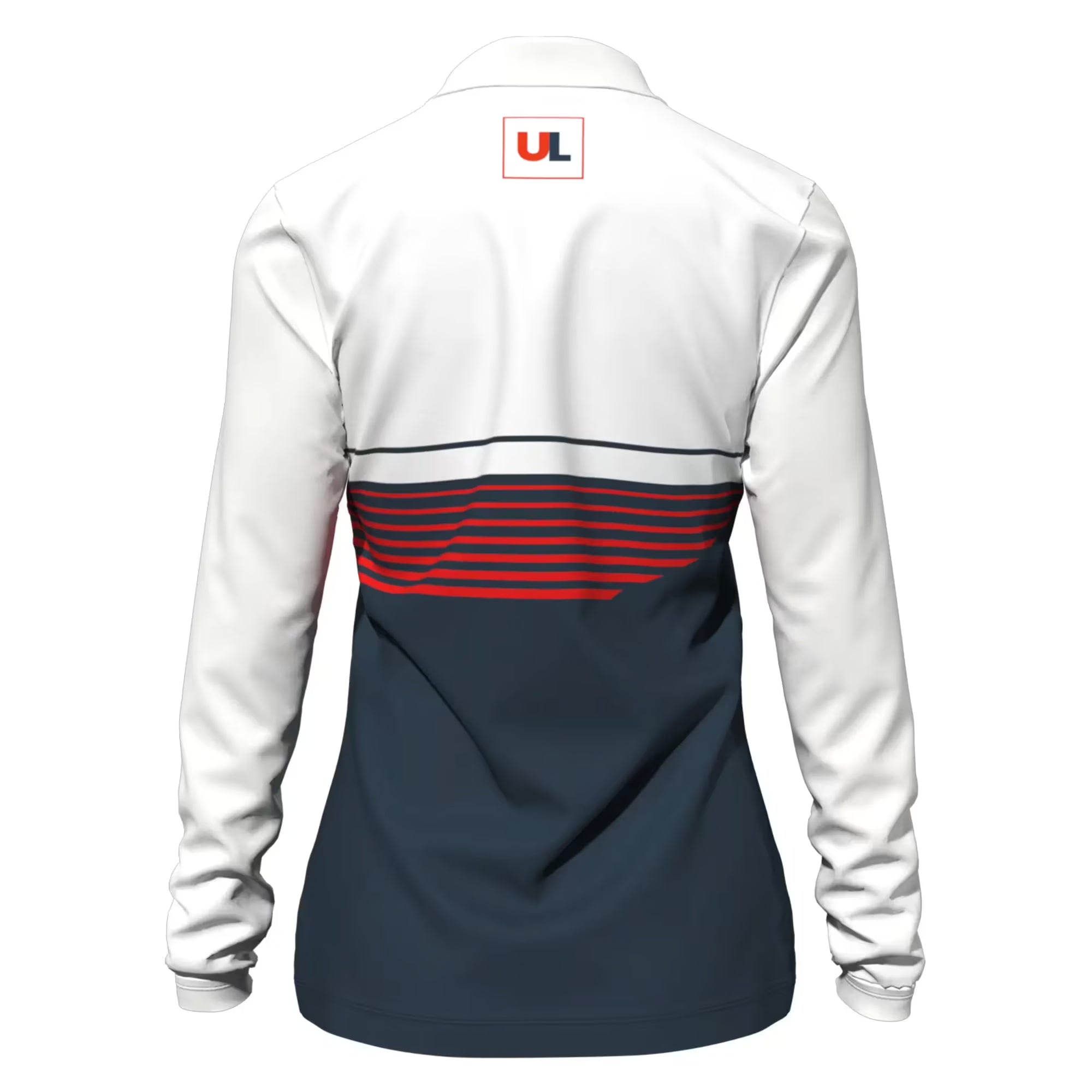 Custom Sublimated Women’s Long Sleeve Polo - Product Image 1 | Uniform Link