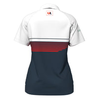 Custom Sublimated Women's Short Sleeve Raglan T‑Shirt – Straight Bottom Hem - Product Image | Uniform Link