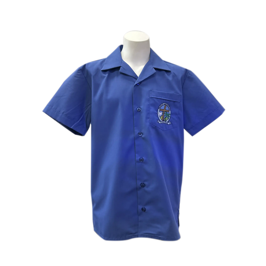 Peace Lutheran College Mid Shirt Blue - Featured Image | Uniform Link