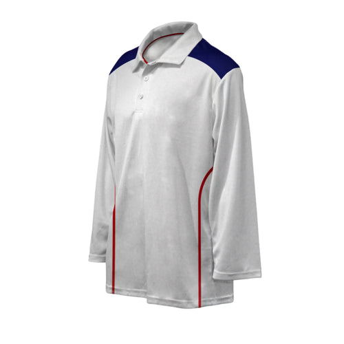Cricket Long Sleeve Polo - Featured Image | Uniform Link