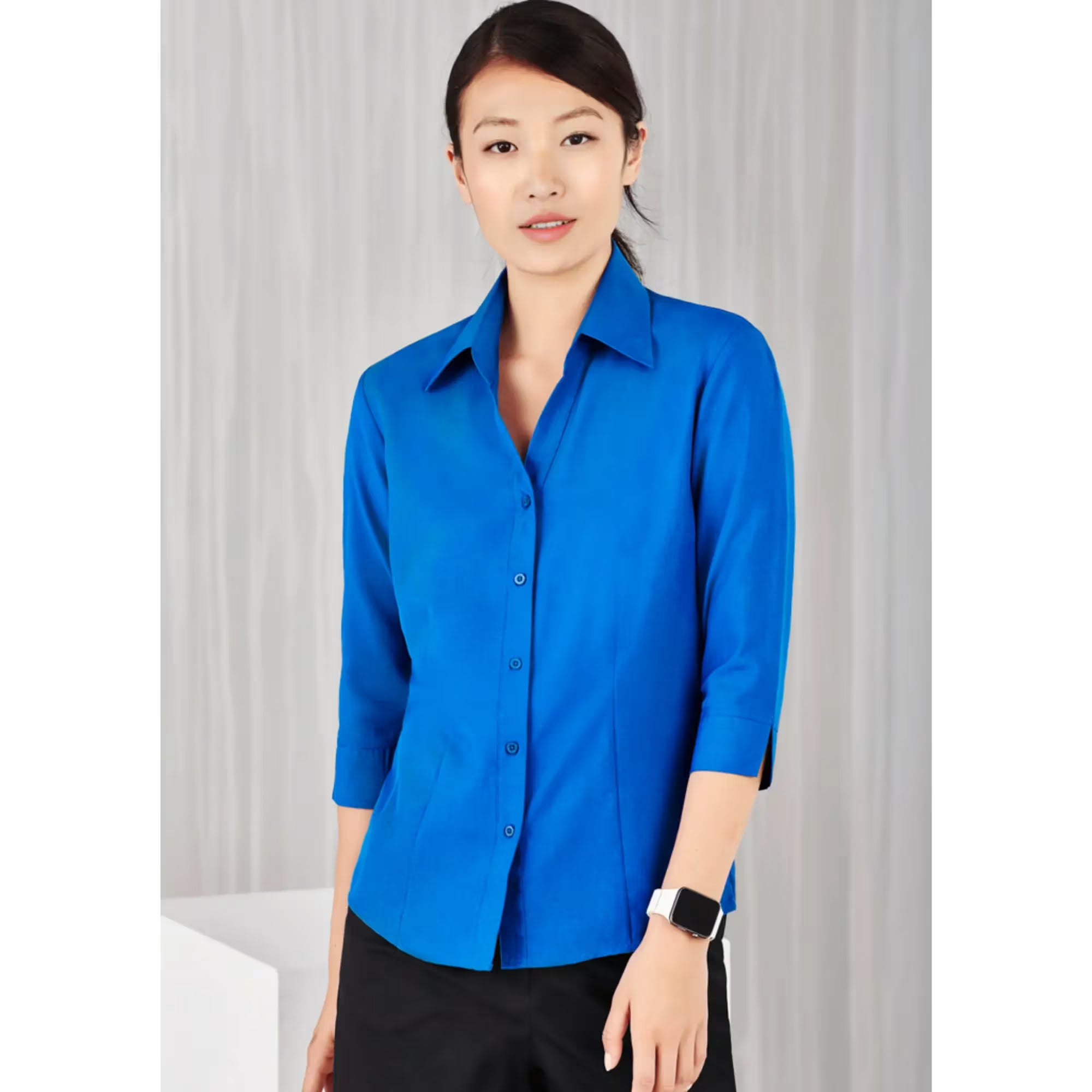 Oasis Ladies 3/4 Sleeve Shirt - Biz Corporates - Product Image 2 | Uniform Link