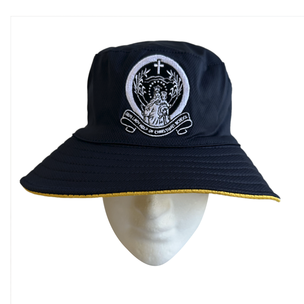 ULS OLH Reverse Bucket Hat with Toggle GOLD Inner hat