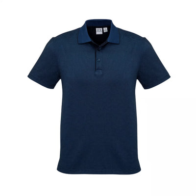 Mens Shadow Short Sleeve Cotton Polo - Biz Collection