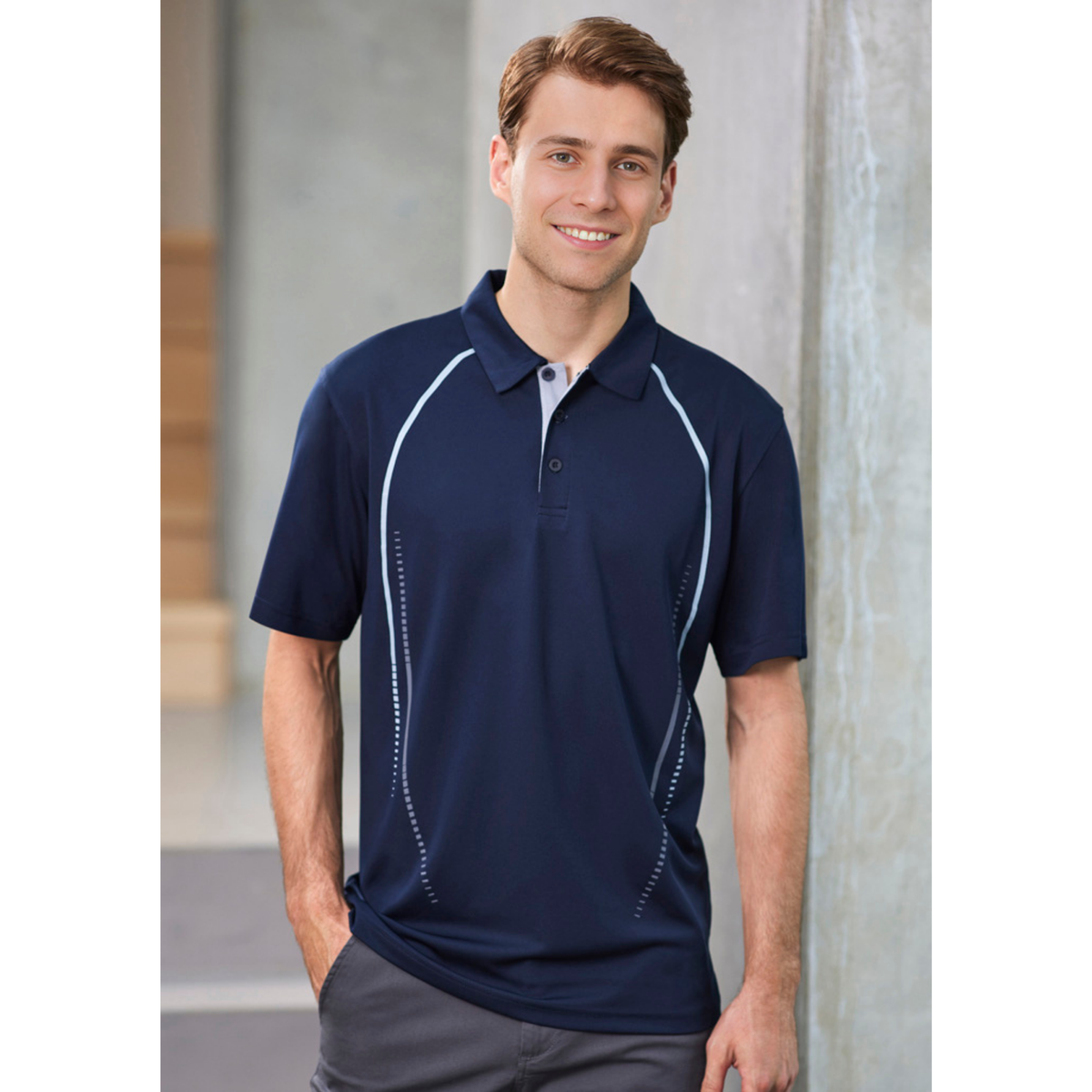 Mens Cyber Short Sleeve Polo - Biz Collection