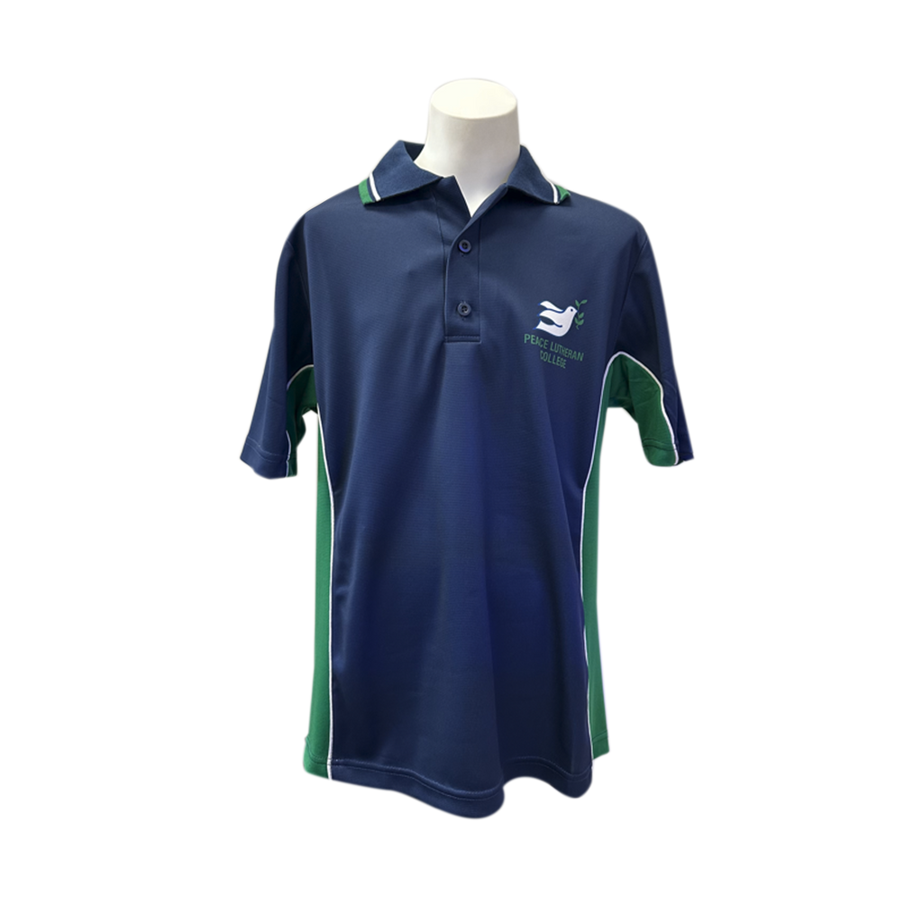 Peace Lutheran College Sports Polo Emerald