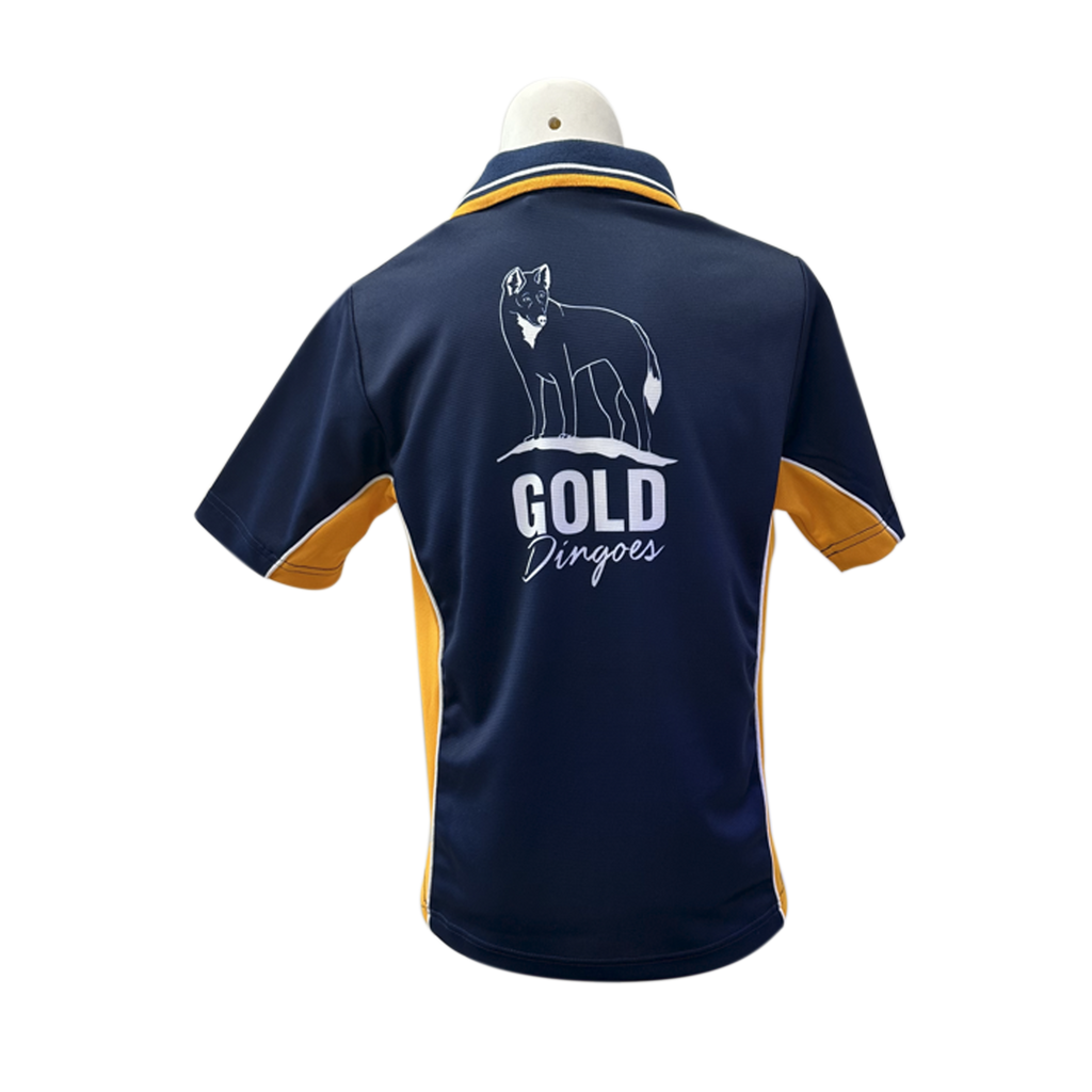 Peace Lutheran College Sports Polo Gold