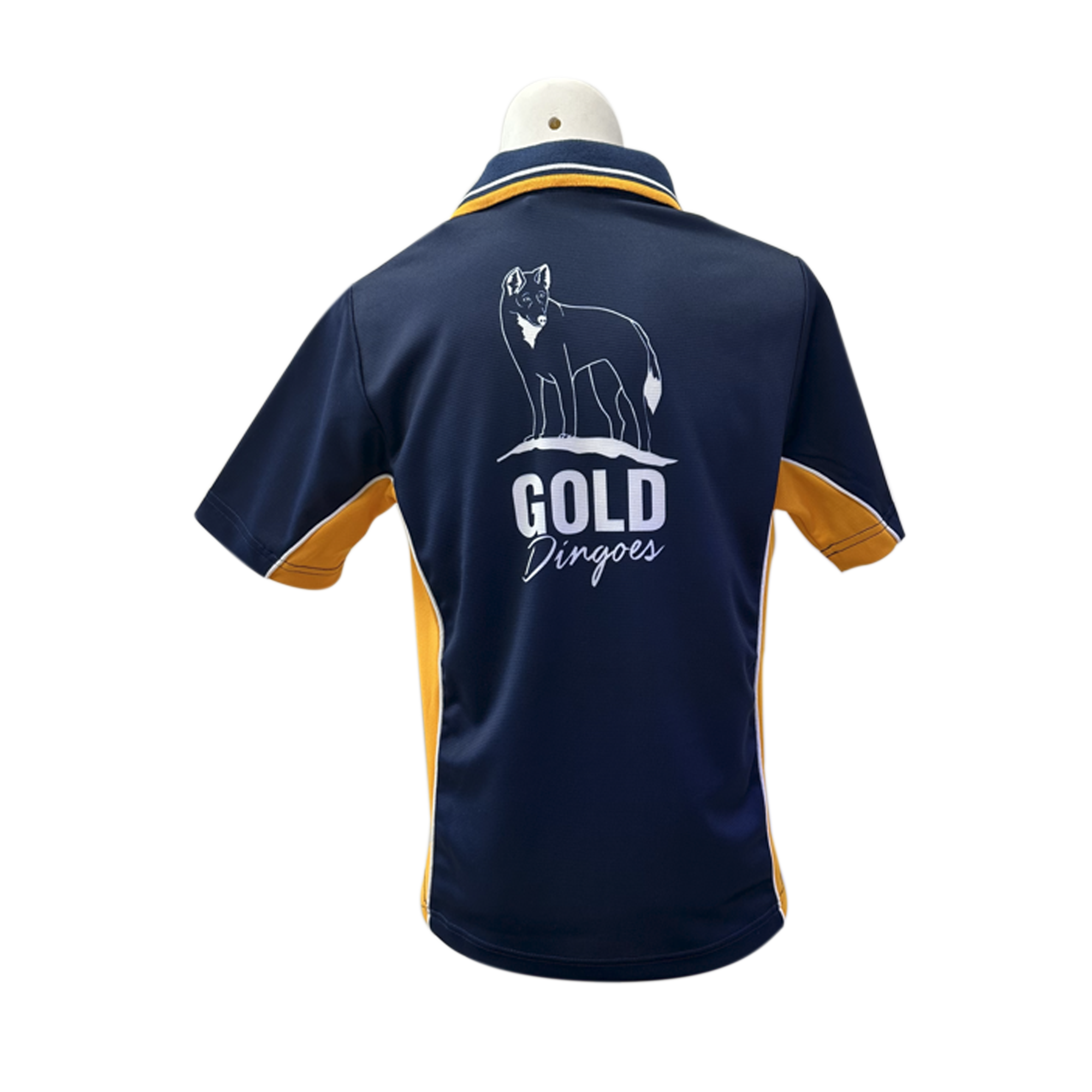 Peace Lutheran College Sports Polo Gold