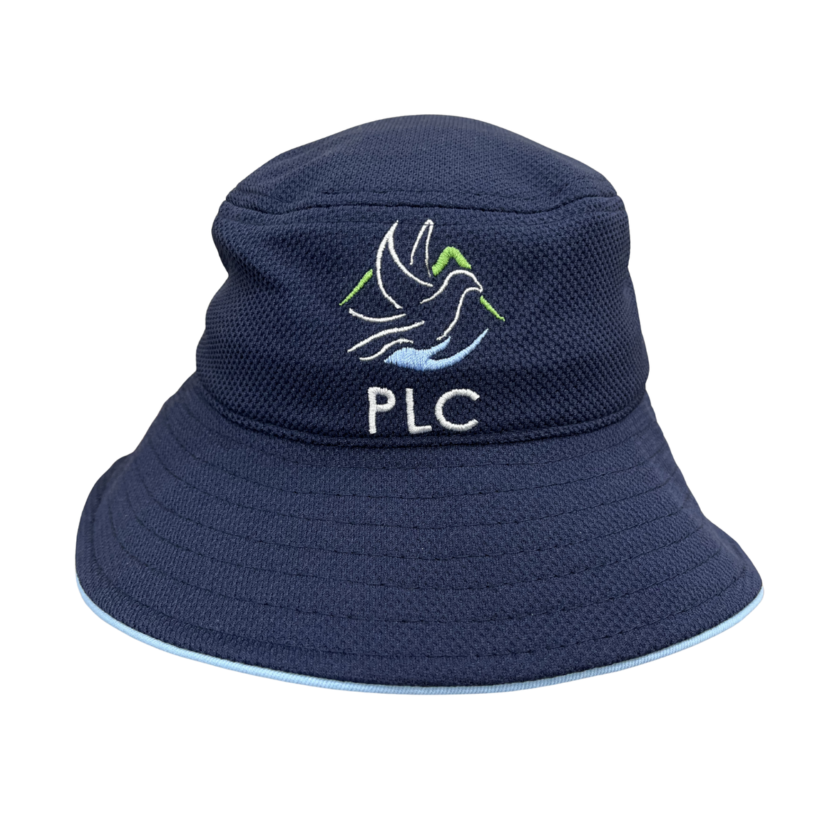 ULS PLC - PQ mesh 1/2 Toggle Bucket hat - Sky trim & New logo