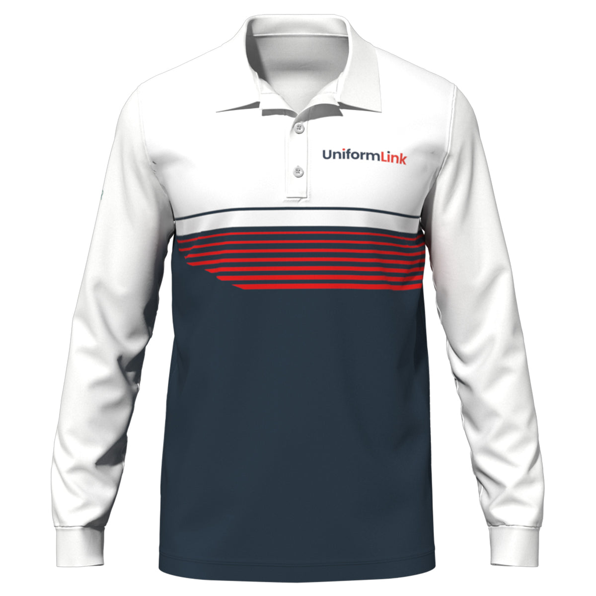 Custom Sublimated Unisex Long Sleeve Polo – Fishing Shirt