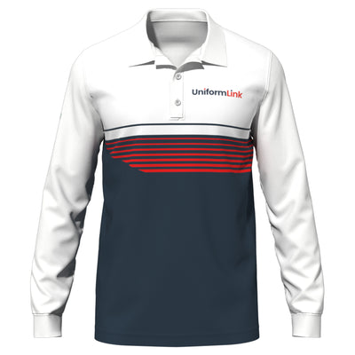 Custom Sublimated Unisex Long Sleeve Polo – Fishing Shirt