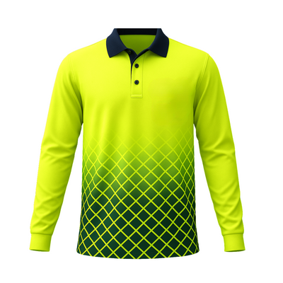Custom Sublimated Unisex Long Sleeve Polo – Fishing Shirt