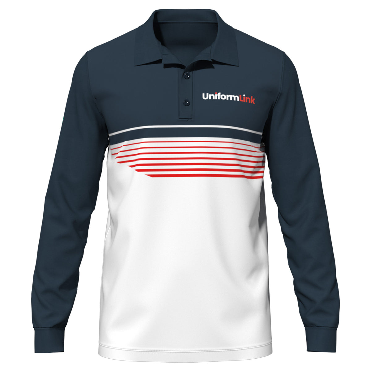 Custom Sublimated Unisex Long Sleeve Polo – Fishing Shirt