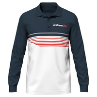Custom Sublimated Unisex Long Sleeve Polo – Fishing Shirt