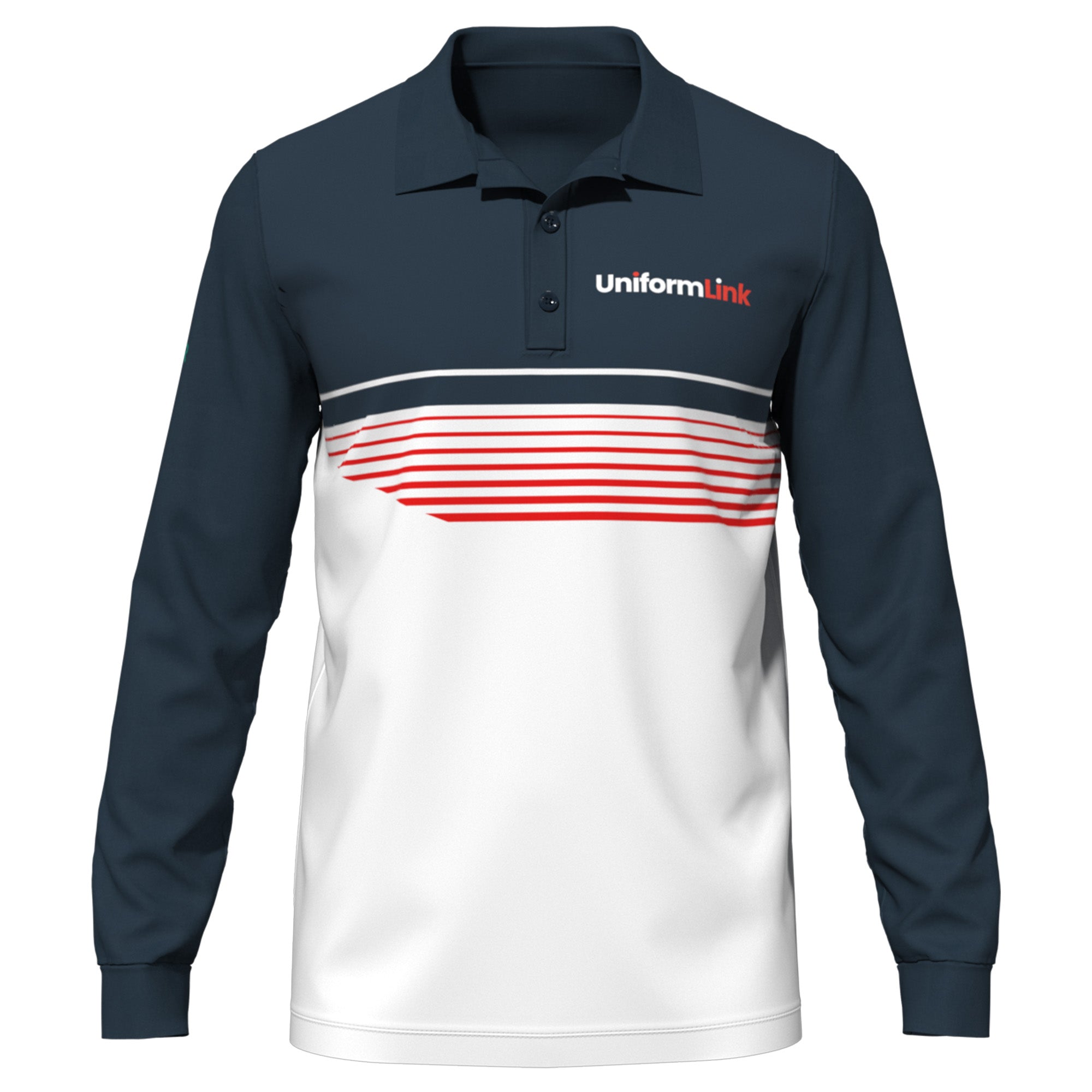 Custom Sublimated Unisex Long Sleeve Polo – Fishing Shirt