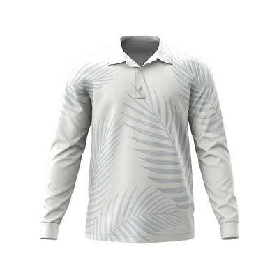 Custom Sublimated Unisex Long Sleeve Polo – Fishing Shirt