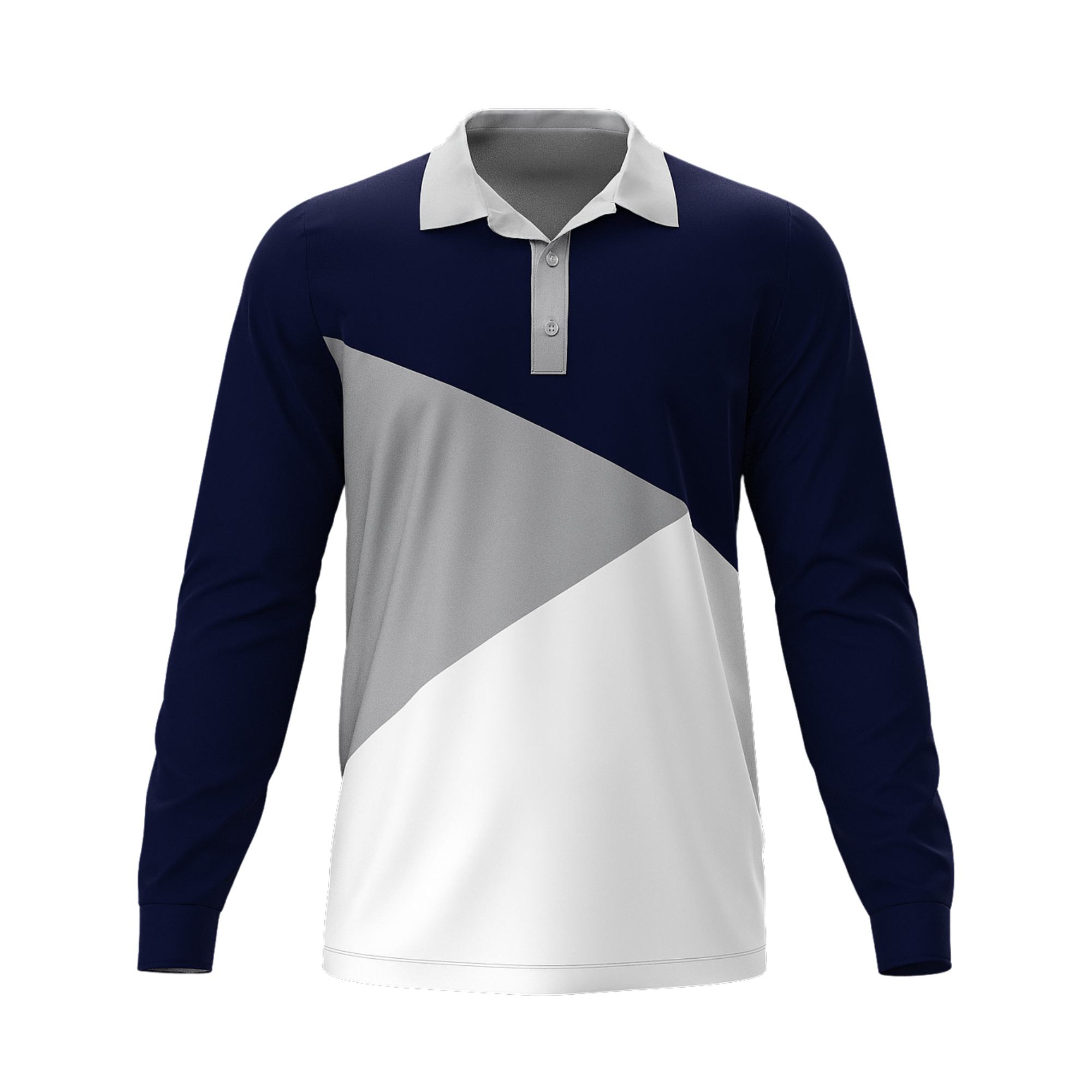 Custom Sublimated Unisex Long Sleeve Polo – Fishing Shirt