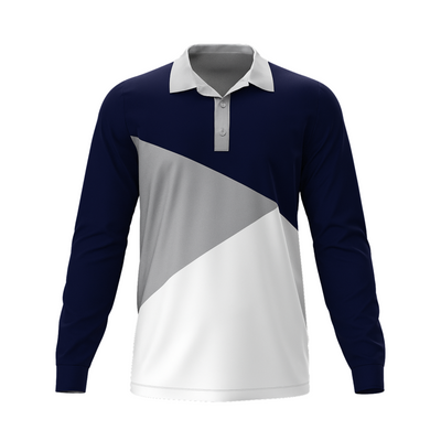 Custom Sublimated Unisex Long Sleeve Polo – Fishing Shirt