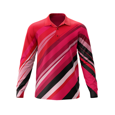 Custom Sublimated Unisex Long Sleeve Polo – Fishing Shirt