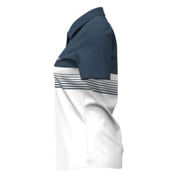 Custom Sublimated Women’s Short Sleeve Polo – Scalloped Hem