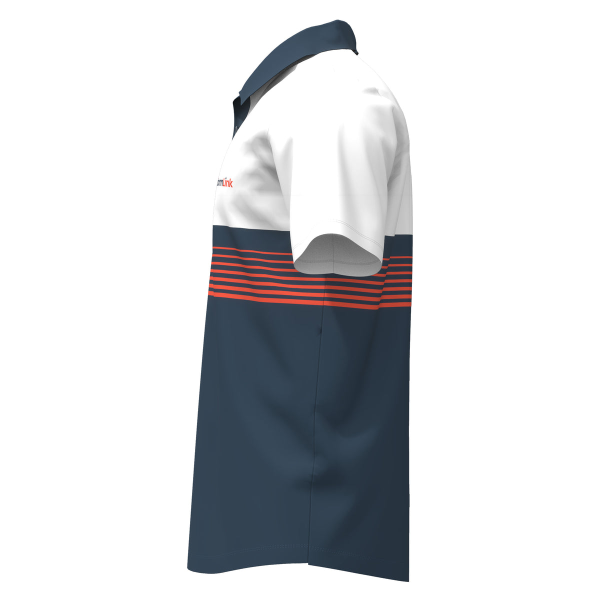 Custom Sublimated Unisex Short Sleeve Polo – Scalloped Hem
