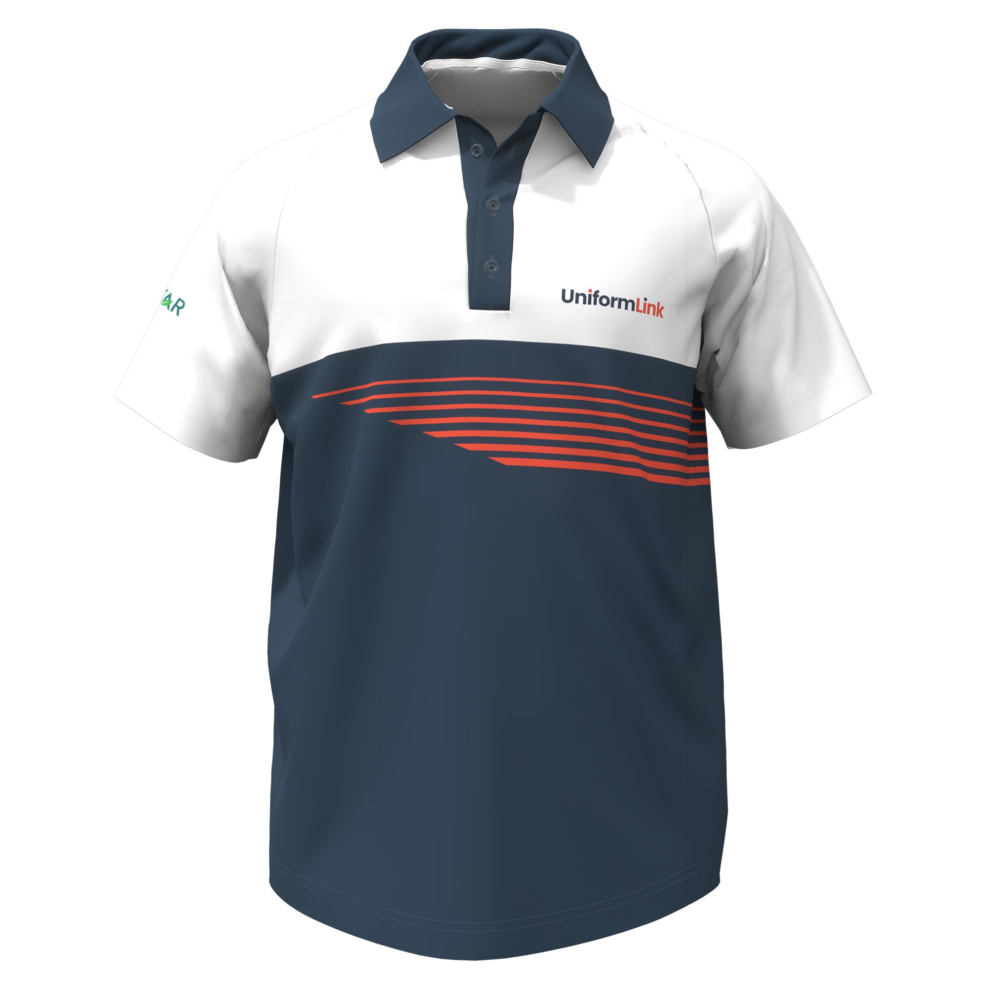 Custom Sublimated Unisex Short Sleeve Raglan T‑Shirt – Scalloped Hem