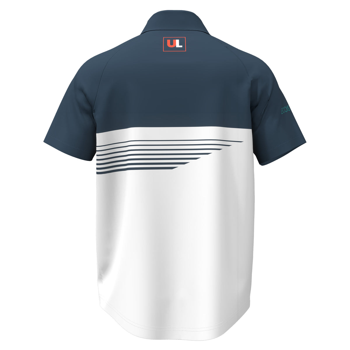 Custom Sublimated Unisex Short Sleeve Raglan T‑Shirt – Scalloped Hem