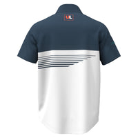 Custom Sublimated Unisex Short Sleeve Raglan T‑Shirt – Scalloped Hem
