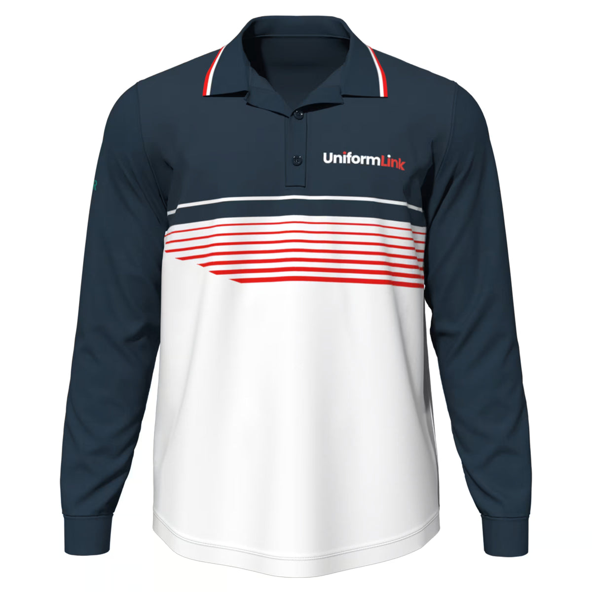 Custom Sublimated Unisex Long Sleeve Polo - Featured Image | Uniform Link
