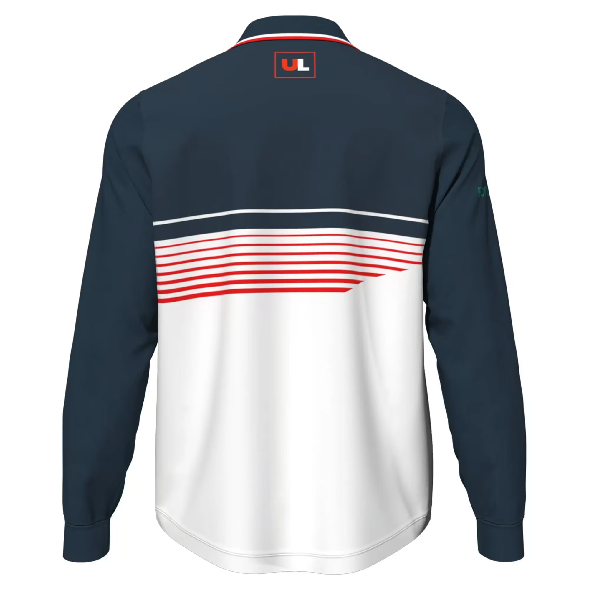 Custom Sublimated Unisex Long Sleeve Polo - Product Image 1 | Uniform Link