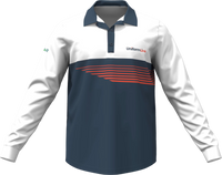 Custom Sublimated Unisex Long Sleeve Polo
