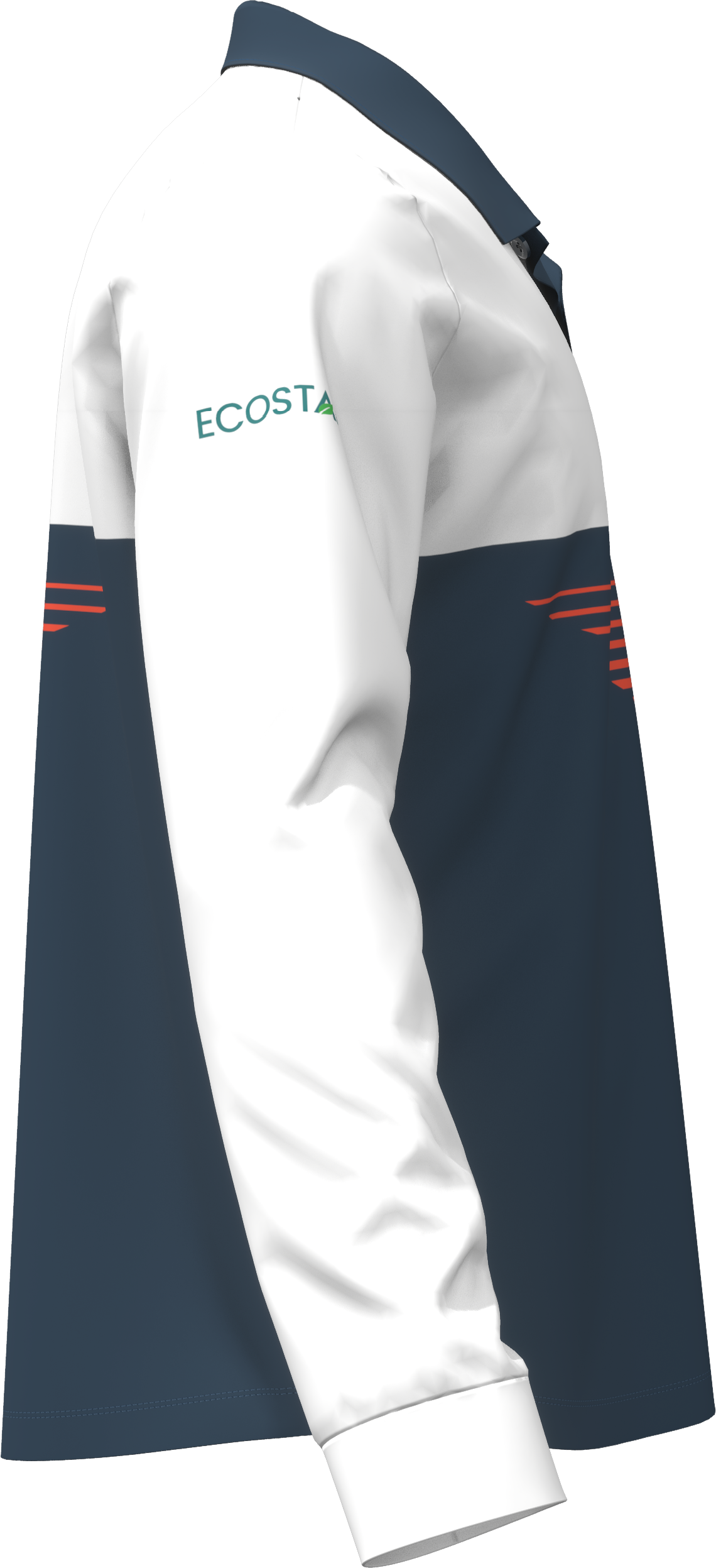 Custom Sublimated Unisex Long Sleeve Polo