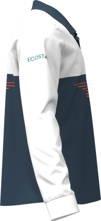 Custom Sublimated Unisex Long Sleeve Polo