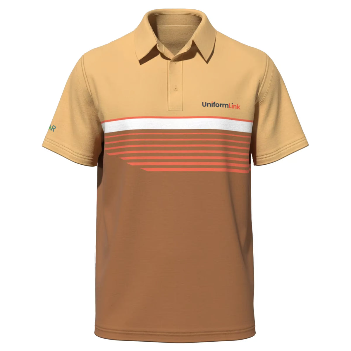 Custom Sublimated Unisex Short Sleeve Polo – Side Split