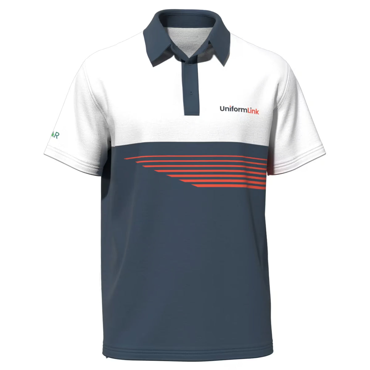 Custom Sublimated Unisex Short Sleeve Polo – Side Split