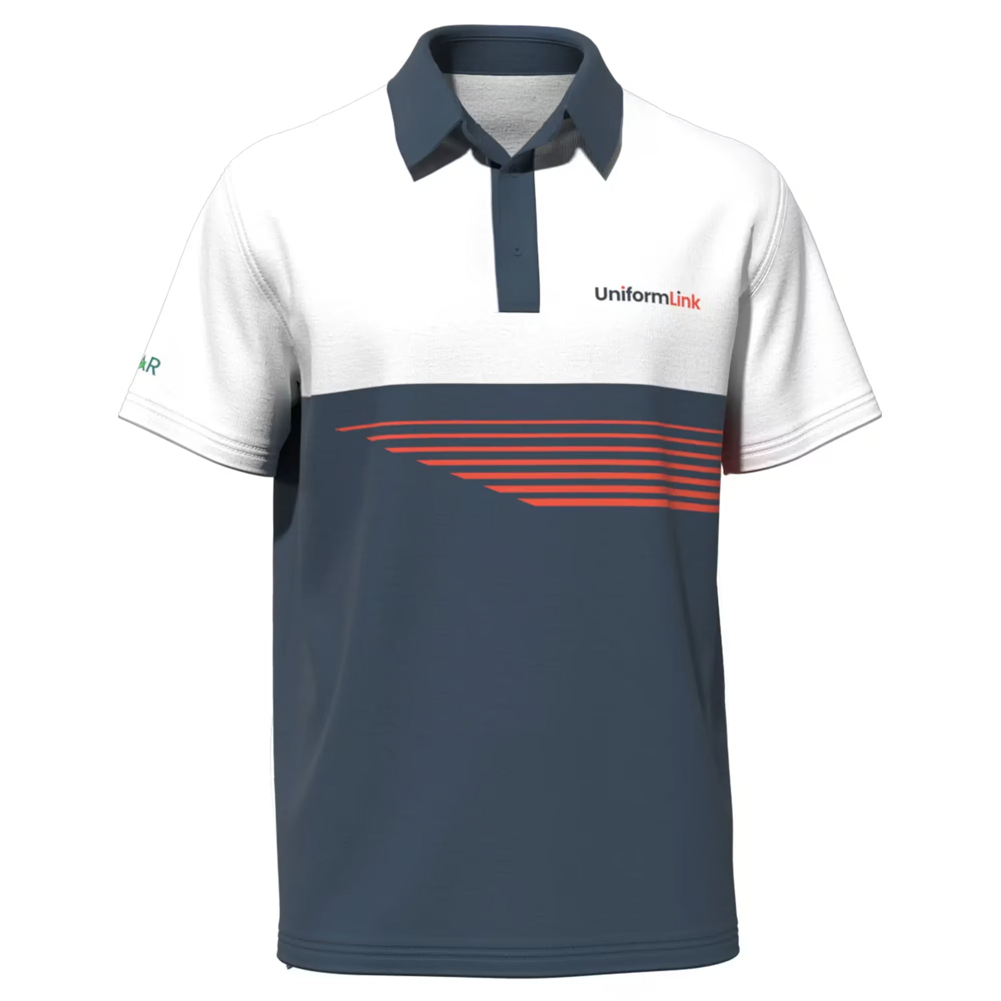 Custom Sublimated Unisex Short Sleeve Polo – Side Split