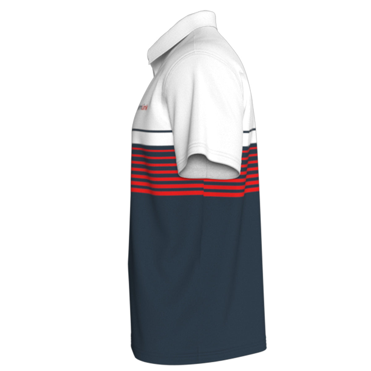Custom Sublimated Unisex Short Sleeve Polo – Side Split