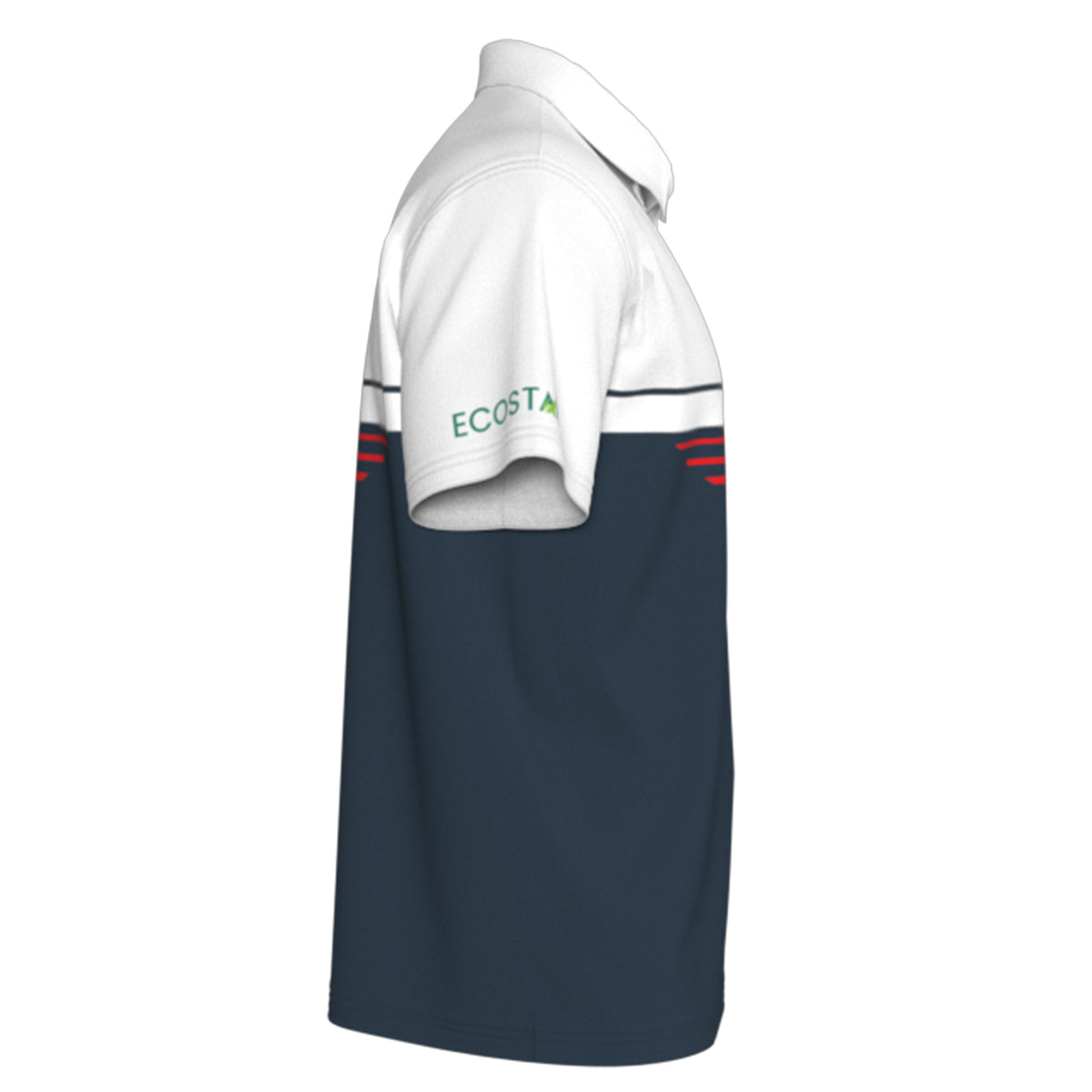 Custom Sublimated Unisex Short Sleeve Polo – Side Split