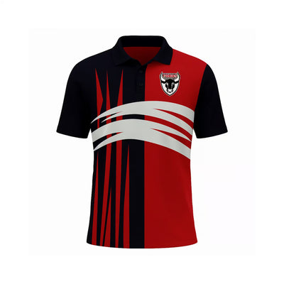 Custom Sublimated Unisex Short Sleeve Polo – Side Split