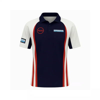 Custom Sublimated Unisex Short Sleeve Polo – Side Split