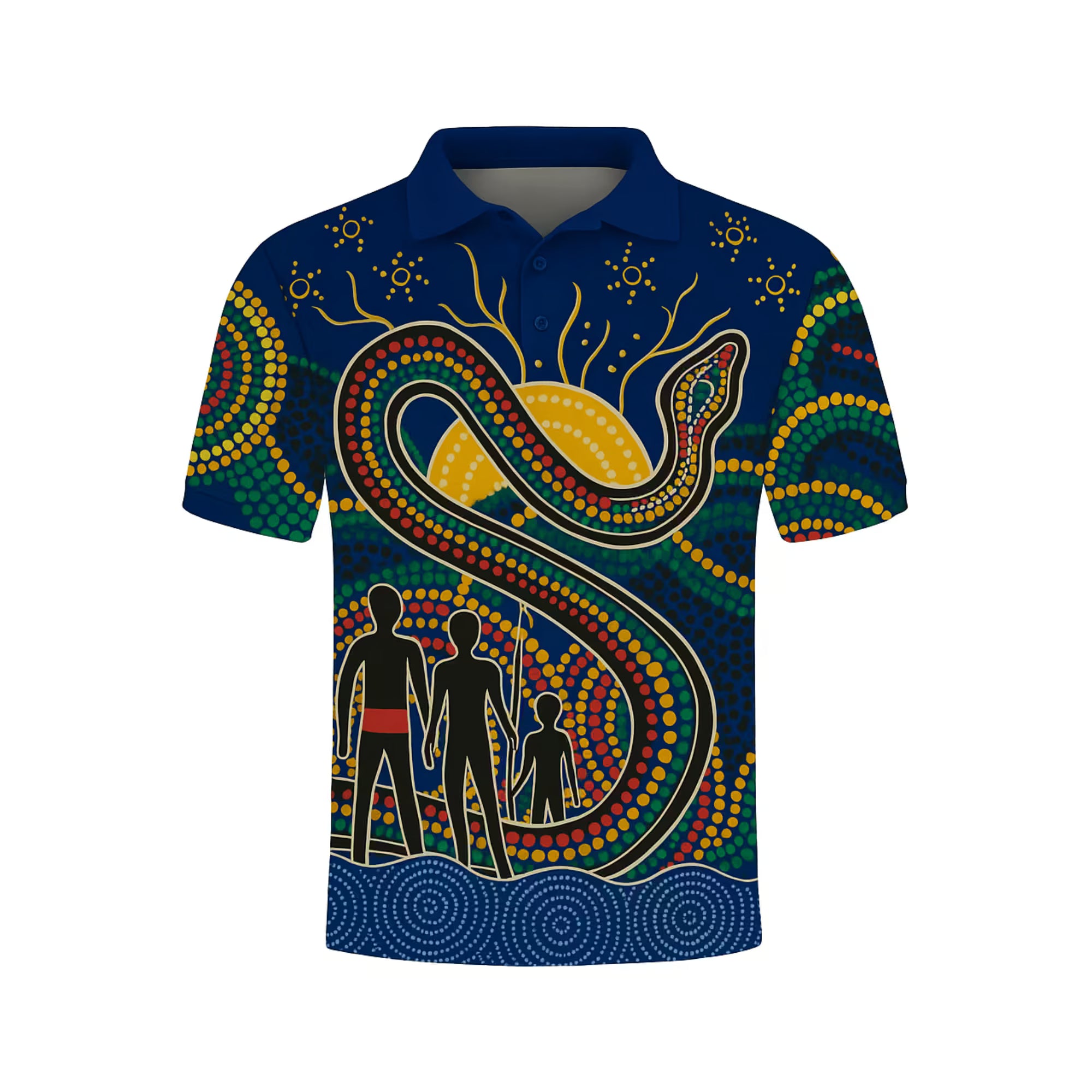 Custom Sublimated Unisex Short Sleeve Polo – Side Split