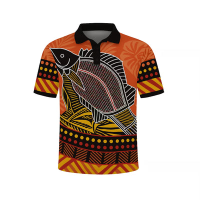 Custom Sublimated Unisex Short Sleeve Polo – Side Split