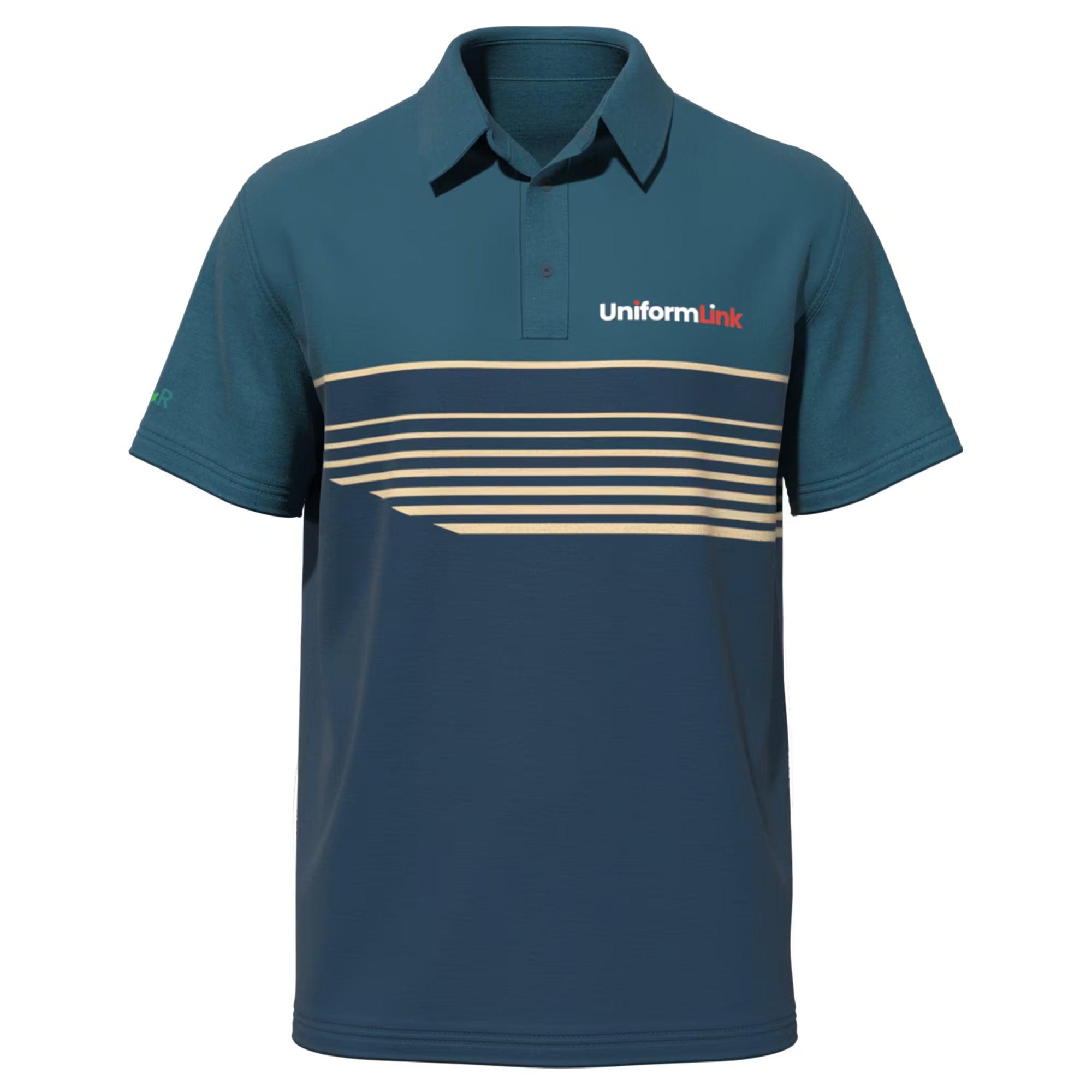 Custom Sublimated Unisex Short Sleeve Polo – Side Split