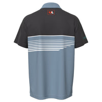 Custom Sublimated Unisex Short Sleeve Polo – Side Split