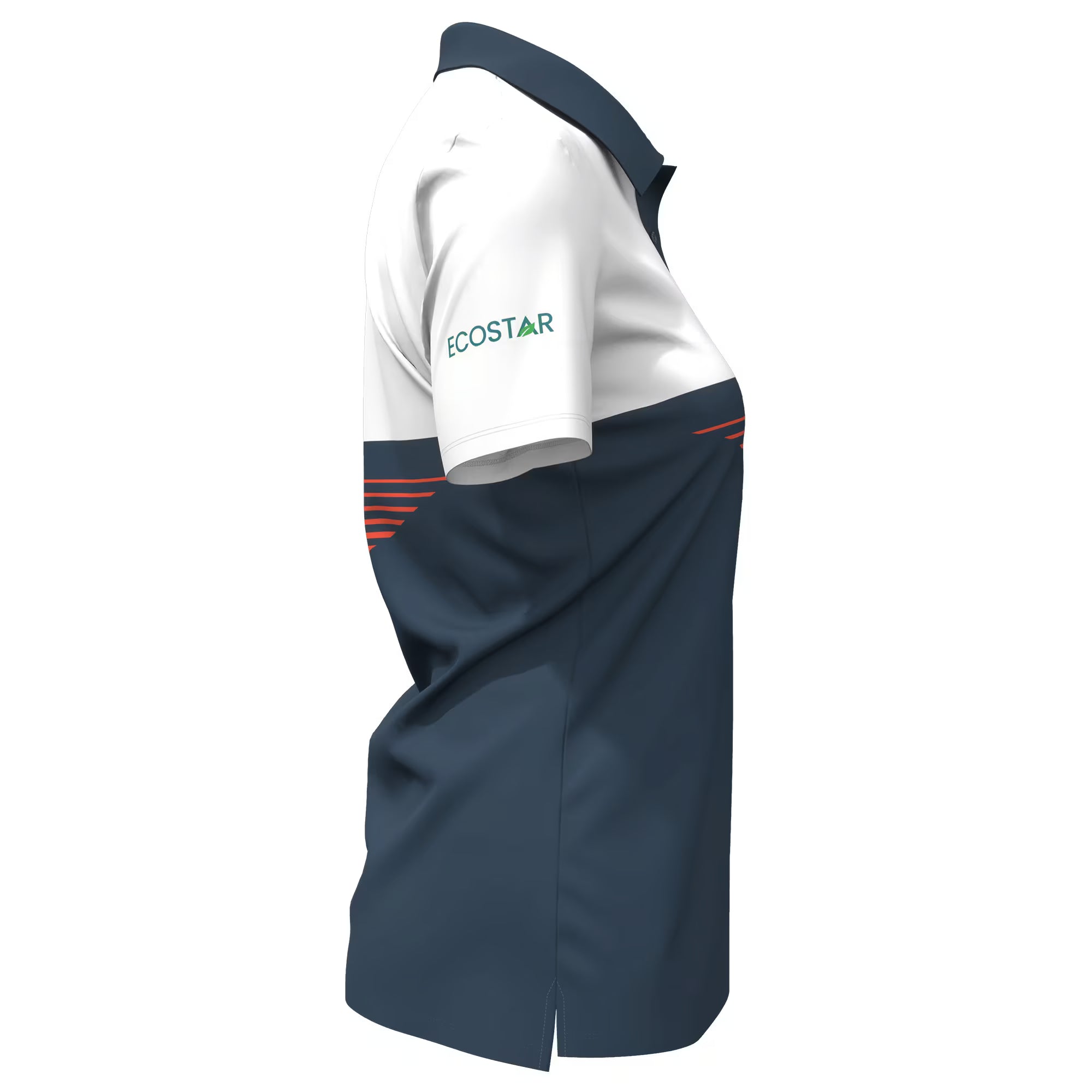 Custom Sublimated Women’s Short Sleeve Polo – Side Split - Product Image | Uniform Link