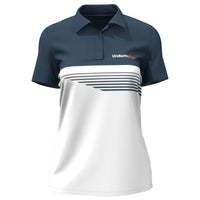 Custom Sublimated Women’s Short Sleeve Polo – Side Split